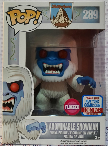 Funko Pop Abominable Snowman Flocked New York Comic-con 2017 (Usado)