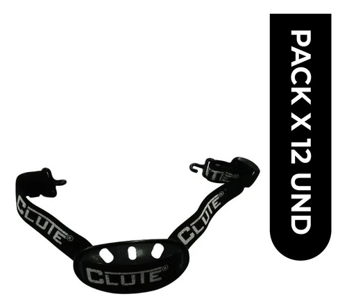 Barbiquejo Clute Con Mentonera (pack X12 Unid)