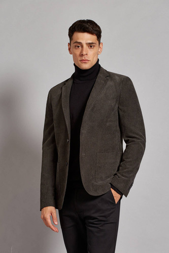 Saco Devré Velour Fantasía Verde Oscuro Hombre 02d000183008