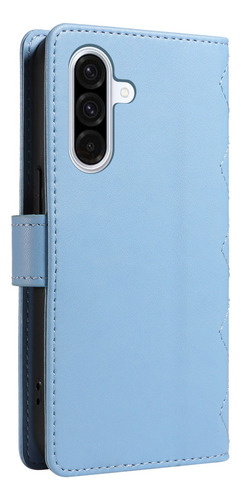 Funda Tipo Cartera De Piel Sintética Con Tapa Para Samsung Galaxy Serie S Con Pulsera, Correa Para El Hombro, Ranura Para Tarjetas, Soporte, Etc., Col