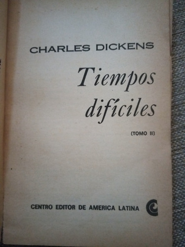 Tiempos Difíciles Tº 2 - Charles Dickens - Ed. Cedal