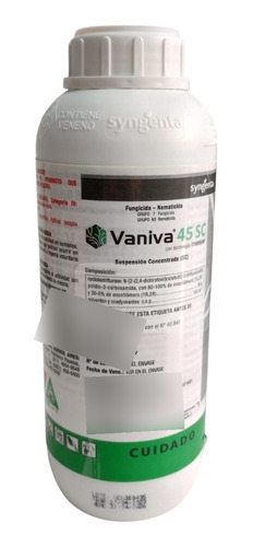 Fungicida Nematicida Vaniva 45 Sc X 1 Litro V Cs*-