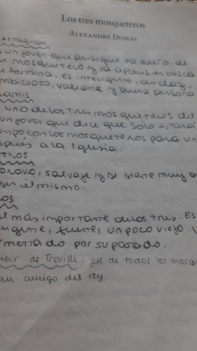 Los Tres Mosqueteros Leer Descripcion Ver Fotos Almagro (Usado)