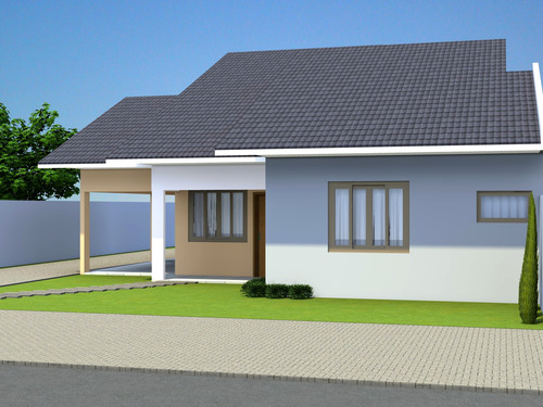 Projeto Arquitetônico In 148m² 1 Suíte +2qtos Lote 14,50x22