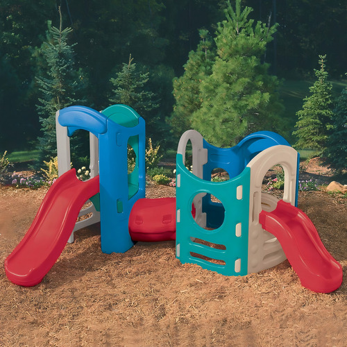 8 In 1 Playground Little Tikes 4331 Color Rojo, azull y gris