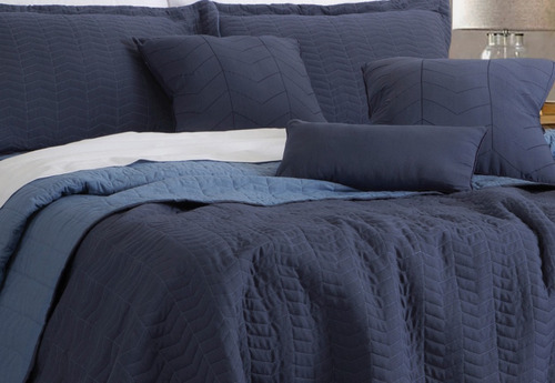 Imagen 3 de 6 de Cubrecamas Cover 6 Piezas Almohadones Y Fundas 2 1/2 Plazas