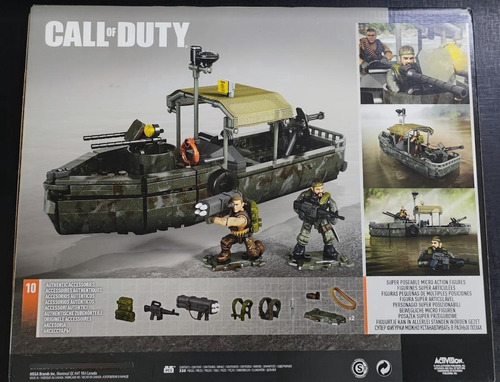 Mega Bloks - Call Of Duty Riverboat Raid - Raríssimo Lacrado