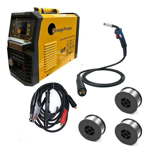 Soldadora Inversora Mig 200amp Multiprocesos Laston/3 Roll0s