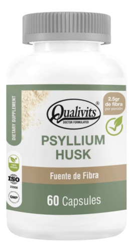 Psyllium Husk Fibra Dietética X 60 - Qualivits Apto Vegano