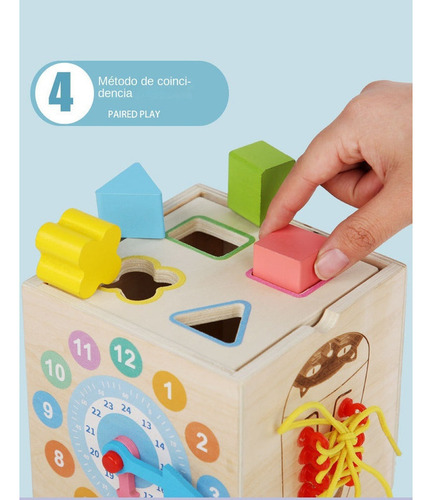 M Juego De Juguetes Montessori De Madera 8 En 1 For Niños