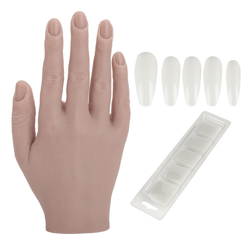 Arte De Uñas De Silicona For Entrenamiento De Manos Y Artic