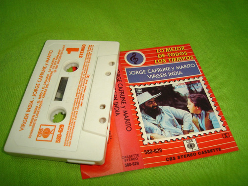 Jorge Cafrune Y Marito - Virgen India - Cassette Ind Arg