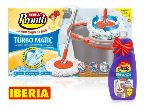 Sistema De Limpieza Turbo Matic Escurrido Centrífugo