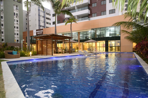 Imagem 6 de 18 de Apartamento De Alto Padrão 4 Quartos. Vista Para O Mar E Área De Lazer Com Piscina, Academia E Muito Mais. Venha Conhecer