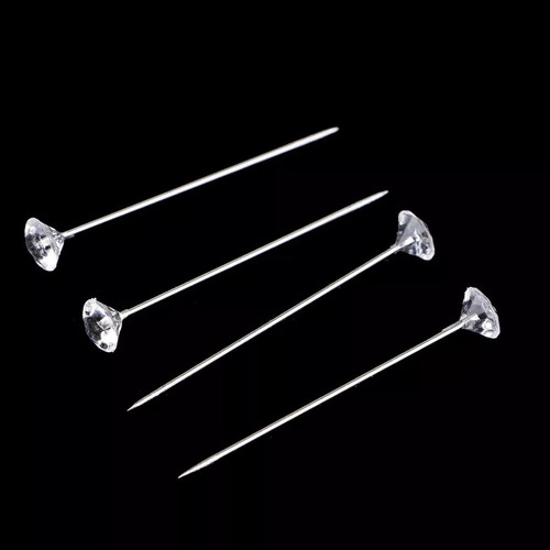 Cr Ramo 600 Piezas Alfileres Diamante Con Ojales Para
