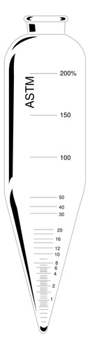 Tubo De Centrífuga De Aceite Grehge Cono Corto 15 Cm 200%