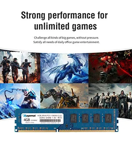 Memoria 2x4gb-ddr3-1333-10600-udimm-1.5v-blue-