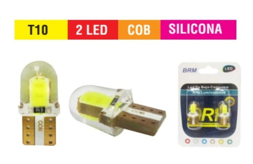 Par De Luces Led Cola Pescado T10 2 Led 12vol Ideal Patent