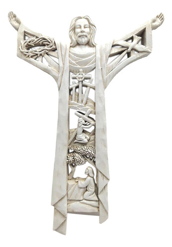 Estatua De Cristo Resucitado Figuras De Jesús Iglesia Hogar