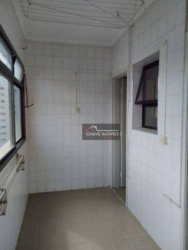 Imagem 15 de 23 de Apartamento Com 2 Dormitórios Para Alugar, 100 M² Por R$ 2.985,00/mês - Boqueirão - Santos/sp - Ap3127