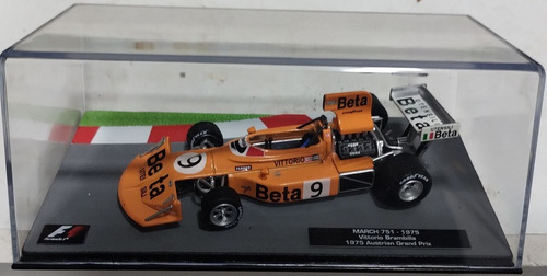 March 751 -1975 Vittorio Brambilla F1 Coleccion Panini 1:43