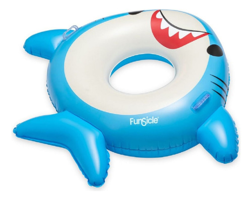 Inflable Acuático Funsicle Para Albercas Tiburón