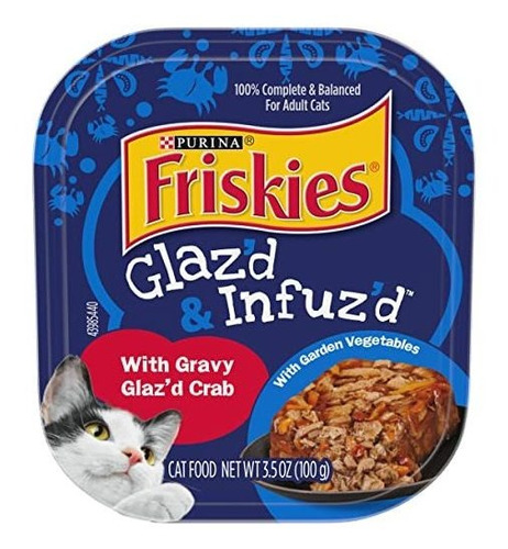 Purina Friskies Comida Húmeda Para Gatos, Glaseado E Infuz'd