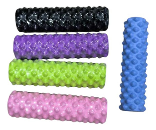 Rolo Masajeador Yoga Pilates Azul