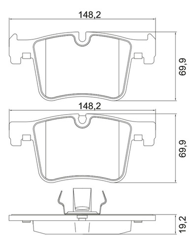 Pastilha Dianteira Cobreq Bmw X3 F25 2011-2017