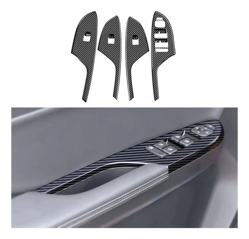 Pegatinas De Coche For Brazos De Puerta De Fibra De Carbono