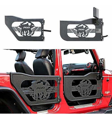 Jroad Compatible Con Puertas Tubulares Jeep Wrangler 07-18 J