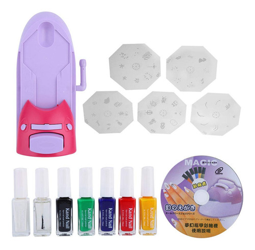 Impresora De Arte De Uñas Diy Stamper Máquina De Impresión