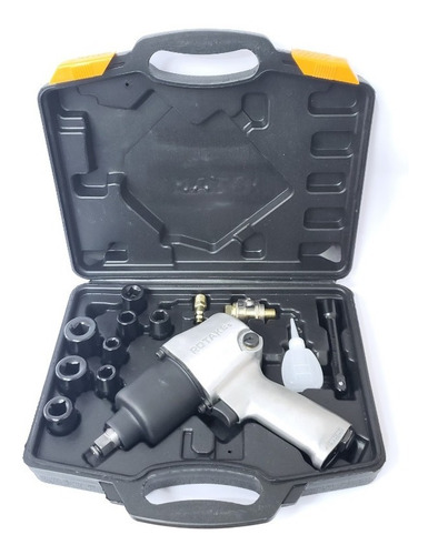 Llave Pistola Impacto Neumatica 1/2 + Tubos Rotake 680 Nm