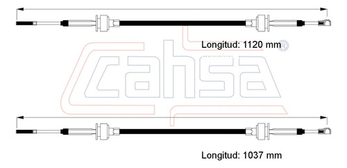 Jgo Cable Std Para Chevrolet Sonic 1.6 2012..2018