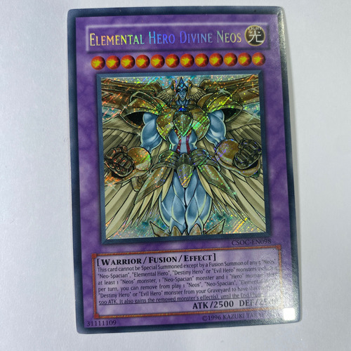 Elemental Hero Divine Neos Csoc-en098 Secret Rare (Usado)