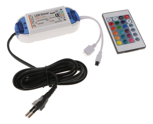 Led Integrado Rgb Power Controller 5a + Rgb Strip Light