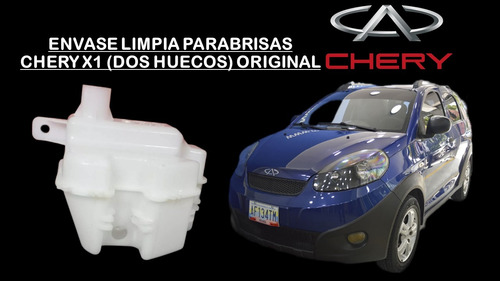 Envase Limpia Parabrisas Chery X1 ( 2 Huecos ) Original