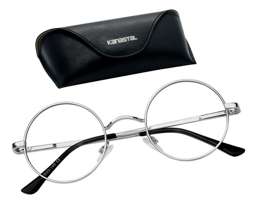 Lentes Para Computadora Hombre Mujer Con Filtro De Luz Azul Color Plateado Para PC Celular Tableta TV Videojuego Pantalla Electrónica De Moda Clásico Retro Elegante Caballero Dama Unisex