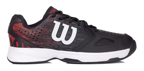 Tênis Wilson K Court Preto E Vermelho