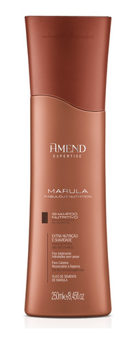 Amend Shampoo Nutritivo Marula Fabulous Nutrition 250ml