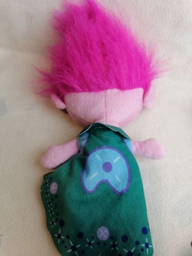 Peluche Original Poppy Trolls Dreamsworks Hasbro Habla 35cm (Usado)