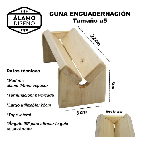 Kit T2 Cuna De Encuadernación A5 +2 Guías+ Punzón+ Plegadera