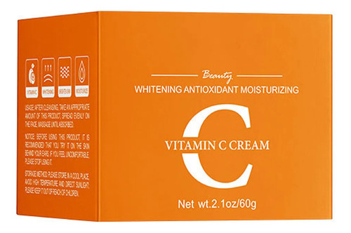 Creme Clareador Antioxidante Com Vitamina C 60 G Rejuvenesce
