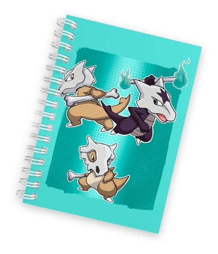 Mini Libreta Pokemon Cubone Evolution