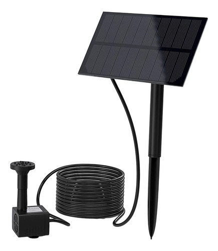 Kit De Bomba De Fuente De Agua Solar Diy Con Estaca Para