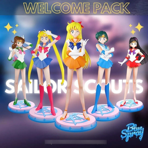 Archivo Stl Impresión 3d - Sailor Moon - Sailor Scouts P A C