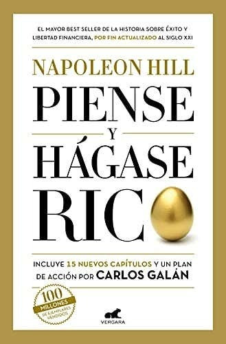 Libro Piense Y Hágase Rico - Pasta Dura - Autor Napoleon Hill