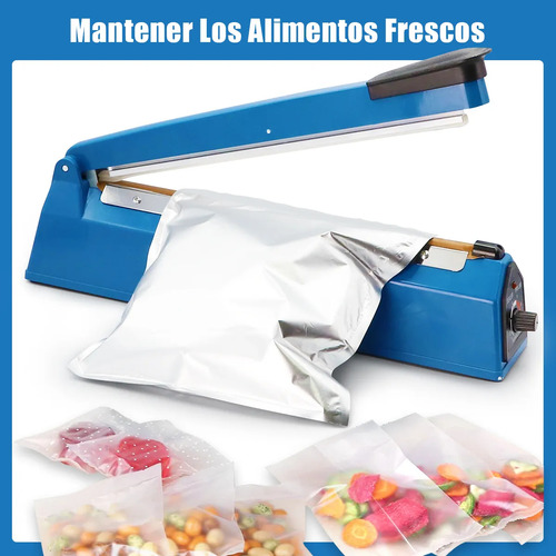 Maquina Selladora 40cm Para Bolsas Plastico Con 30 Bolsas