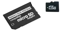 Comprar Adaptador Micro Sd A Memory Stcik Pro Duo Con 128 Gb - Psp 