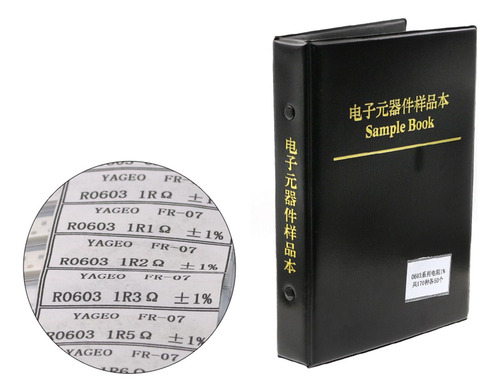 0603 0805 170 X 25pcs = 4250pcs Kit Smt Smd Livro Da 0603